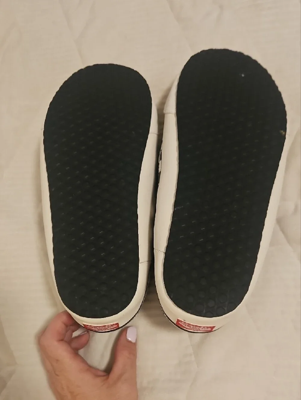 Vans Checkerboard Slip-On Slippers - Black & White